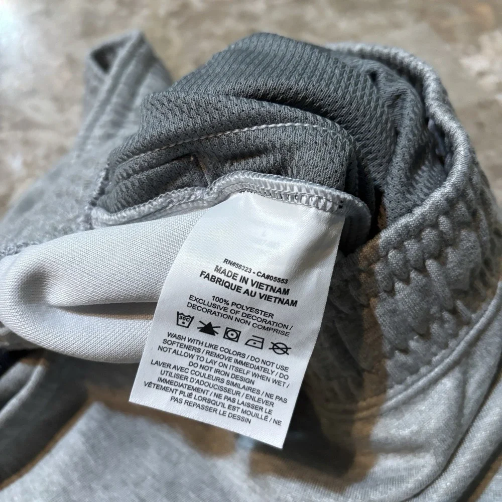Nike Air Jordan Sweatpants Mens Large Grey Blue Michigan Wolverines Fleece NCAA